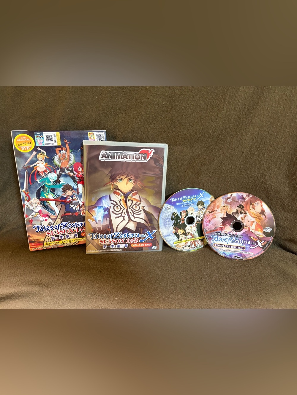Tales of Zestiria the X Seasons 1+2 Japanese and English